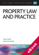 Cover of CLP Legal Practice Guides: Property Law and Practice 2026-27 (eBook)