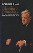 Cover of The Dilemma of Democracy: Diagnosis & Prescription