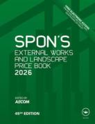 Cover of Spon's External Works and Landscape Price Book 2026