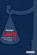 Cover of Working in Law: 2013