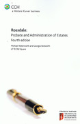 Cover of Rossdale: Probate and the Administration of Estates: A Practical Guide