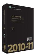 Cover of CCH Tax Planning: International and Specialist 2010-11