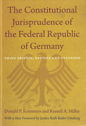 Cover of The Constitutional Jurisprudence of the Federal Republic of Germany