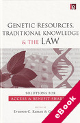 Cover of Genetic Resources, Traditional Knowledge and the Law: Solutions for Access and Benefit Sharing (eBook)