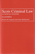 Cover of Scots Criminal Law: A Critical Analysis
