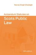 Cover of Avizandum Statutes on Scots Public Law