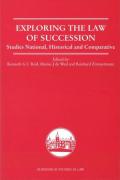 Cover of Exploring the Law of Succession: Studies National, Historical and Comparative