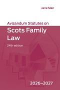 Cover of Avizandum Statutes on Scots Family Law 2026-27