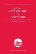 Cover of Legal Nationalisms in Scotland