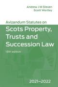 Cover of Avizandum Statutes on the Scots Property, Trusts and Succession Law 2020-21