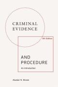 Cover of Criminal Evidence and Procedure: An Introduction