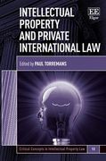 Cover of Intellectual Property and Private International Law