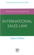 Cover of Advanced Introduction to International Sales Law