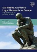 Cover of Evaluating Academic Legal Research in Europe: The Advantage of Lagging Behind