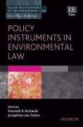 Cover of Policy Instruments in Environmental Law