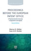 Cover of Proceedings Before the European Patent Office: A Practical Guide to Success in Opposition and Appeal