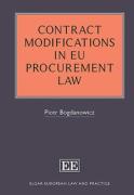 Cover of Contract Modifications in EU Procurement Law