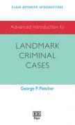 Cover of Advanced Introduction to Landmark Criminal Cases