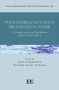 Cover of The European Account Preservation Order: A Commentary on Regulation (EU) No 655/2014