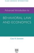 Cover of Advanced Introduction to Behavioral Law and Economics