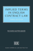 Cover of Implied Terms in English Contract Law