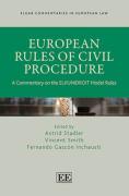 Cover of European Rules of Civil Procedure: A Commentary on the ELI/UNIDROIT Model Rules