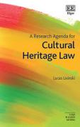 Cover of A Research Agenda for Cultural Heritage Law