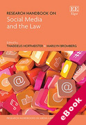 Cover of Research Handbook on Social Media and the Law (eBook)