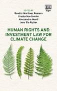 Cover of Human Rights and Investment Law for Climate Change
