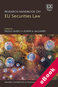 Cover of Research Handbook on EU Securities Law (eBook)