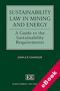 Cover of Sustainability Law in Mining and Energy: A Guide to the Sustainability Requirements (eBook)