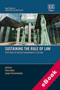 Cover of Sustaining the Rule of Law: The Future of Judicial Independence in Europe (eBook)
