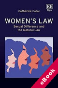 Cover of Women's Law: Sexual Difference and the Natural Law (eBook)