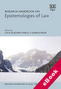 Cover of Research Handbook on Epistemologies of Law (eBook)