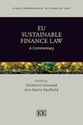 Cover of EU Sustainable Finance Law: A Commentary