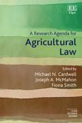 Cover of A Research Agenda for Agricultural Law