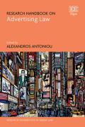 Cover of Research Handbook on Advertising Law