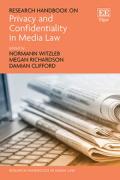 Cover of Research Handbook on Privacy and Confidentiality in Media Law