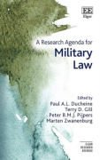 Cover of A Research Agenda for Military Law