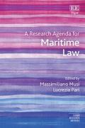 Cover of A Research Agenda for Maritime Law