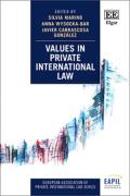 Cover of Values in Private International Law