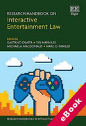 Cover of Research Handbook on Interactive Entertainment Law (eBook)