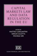 Cover of Capital Markets Law and Data Regulation in the EU