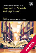 Cover of The Elgar Companion to Freedom of Speech and Expression (eBook)