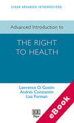 Cover of Advanced Introduction to the Right to Health (eBook)
