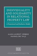 Cover of Individuality and Solidarity in Relational Property Law: A Functional and Inclusive Model