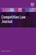 Cover of Competition Law Journal: Online Only