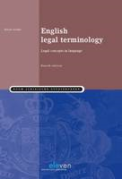 Cover of English Legal Terminology: Legal Concepts in Language