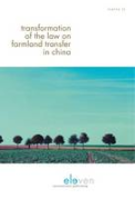 Cover of Transformation of the Law on Farmland Transfer in China: From a Governance Perspective