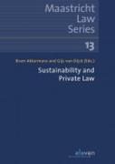 Cover of Sustainability and Private Law